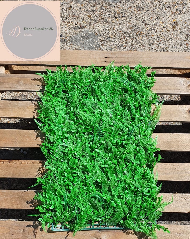 Artificial Grass panels 60cm x 40cm wall l Assorted Colours Ugali Panel