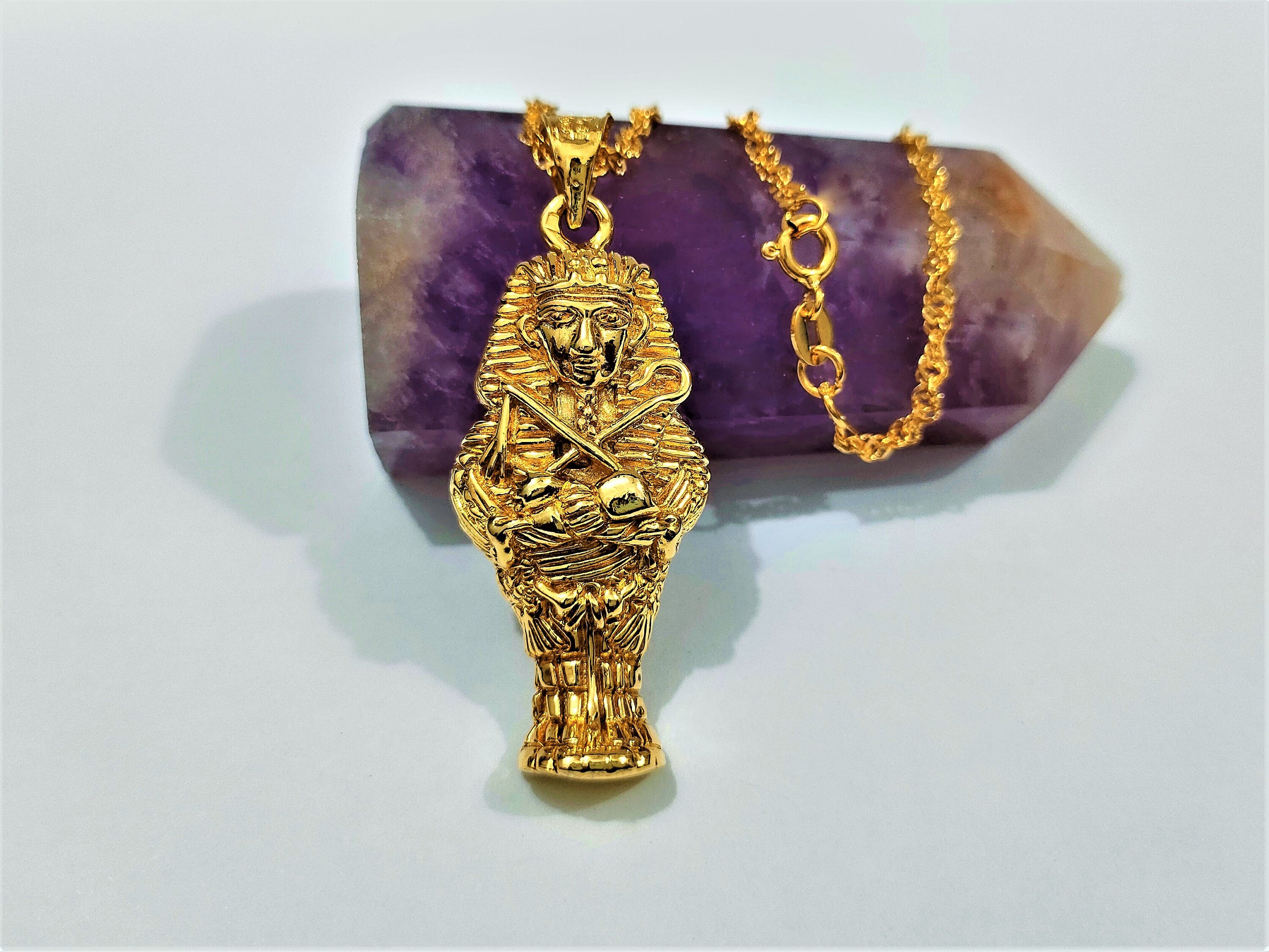 Real Gold Osiris Pendant Gold Osiris 