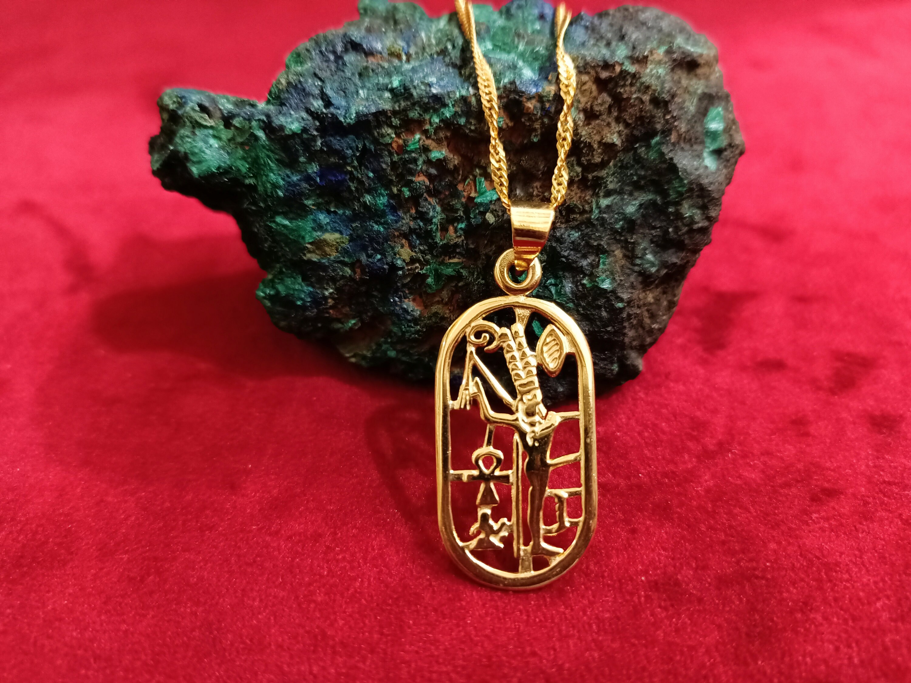 Sexuality And Fertility Ancient Egyptian God Min Necklace Etsy