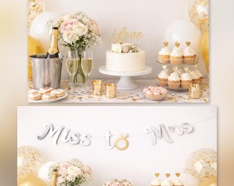 Engagement Party Banner| Bridal Shower Banner