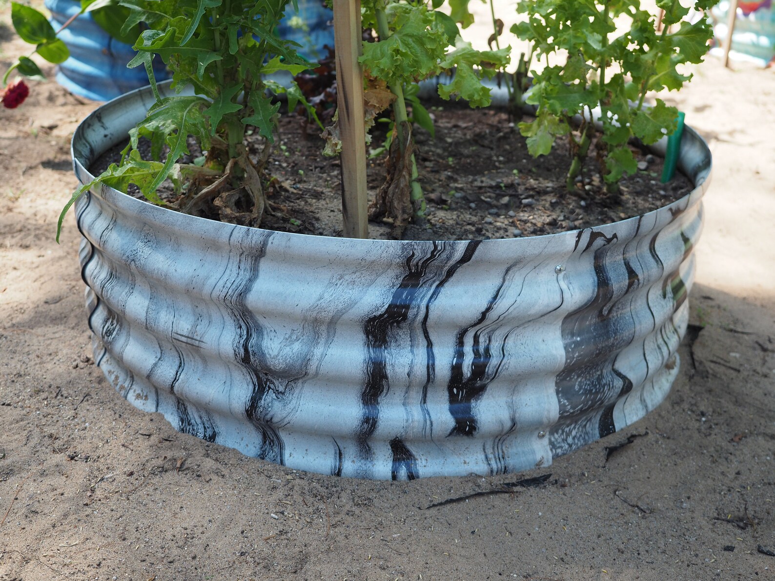 Custom Raised Garden Rings Metal raised garden bed Metal Etsy