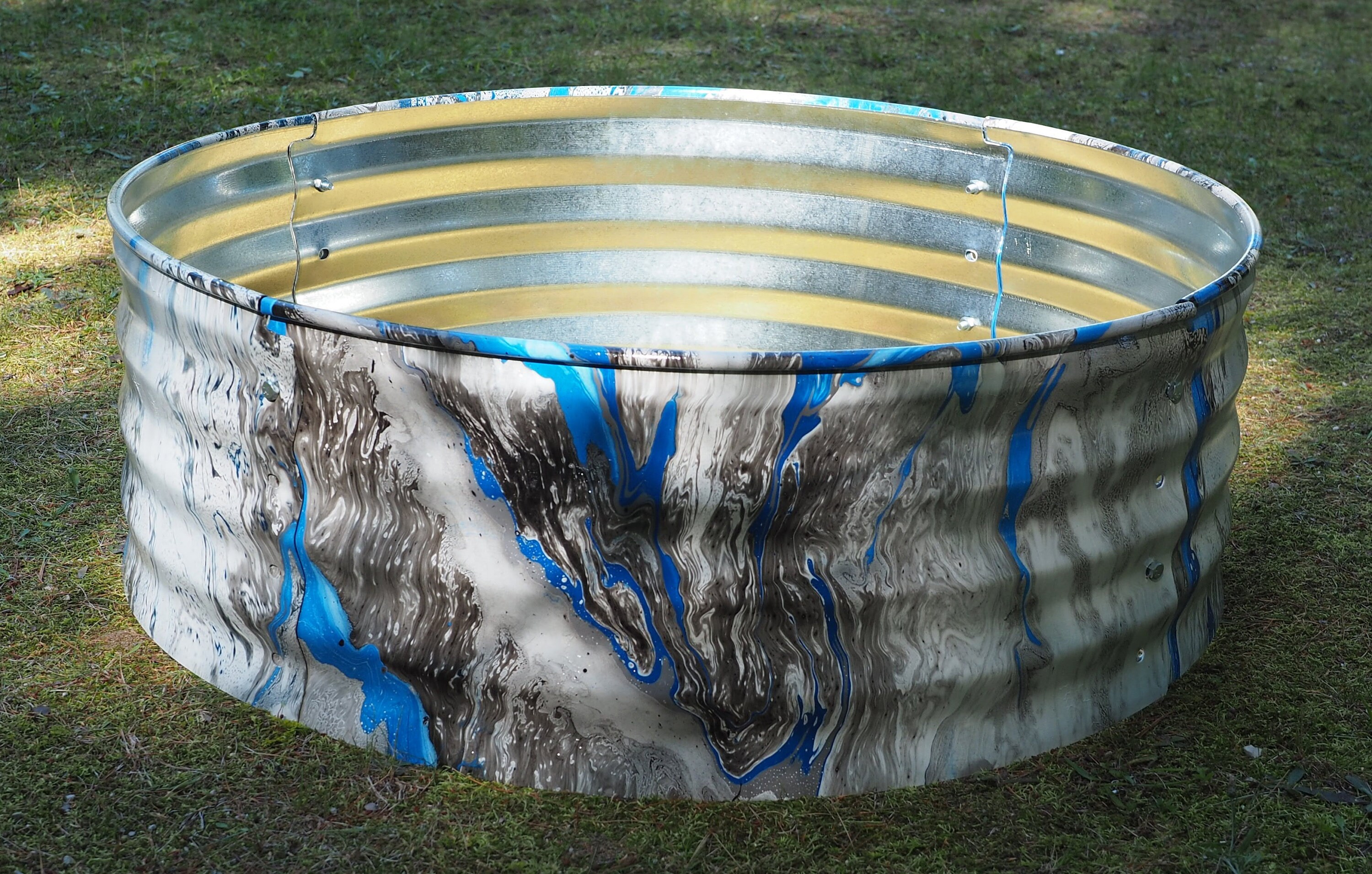 Custom Raised Garden Rings Metal raised garden bed Metal Etsy