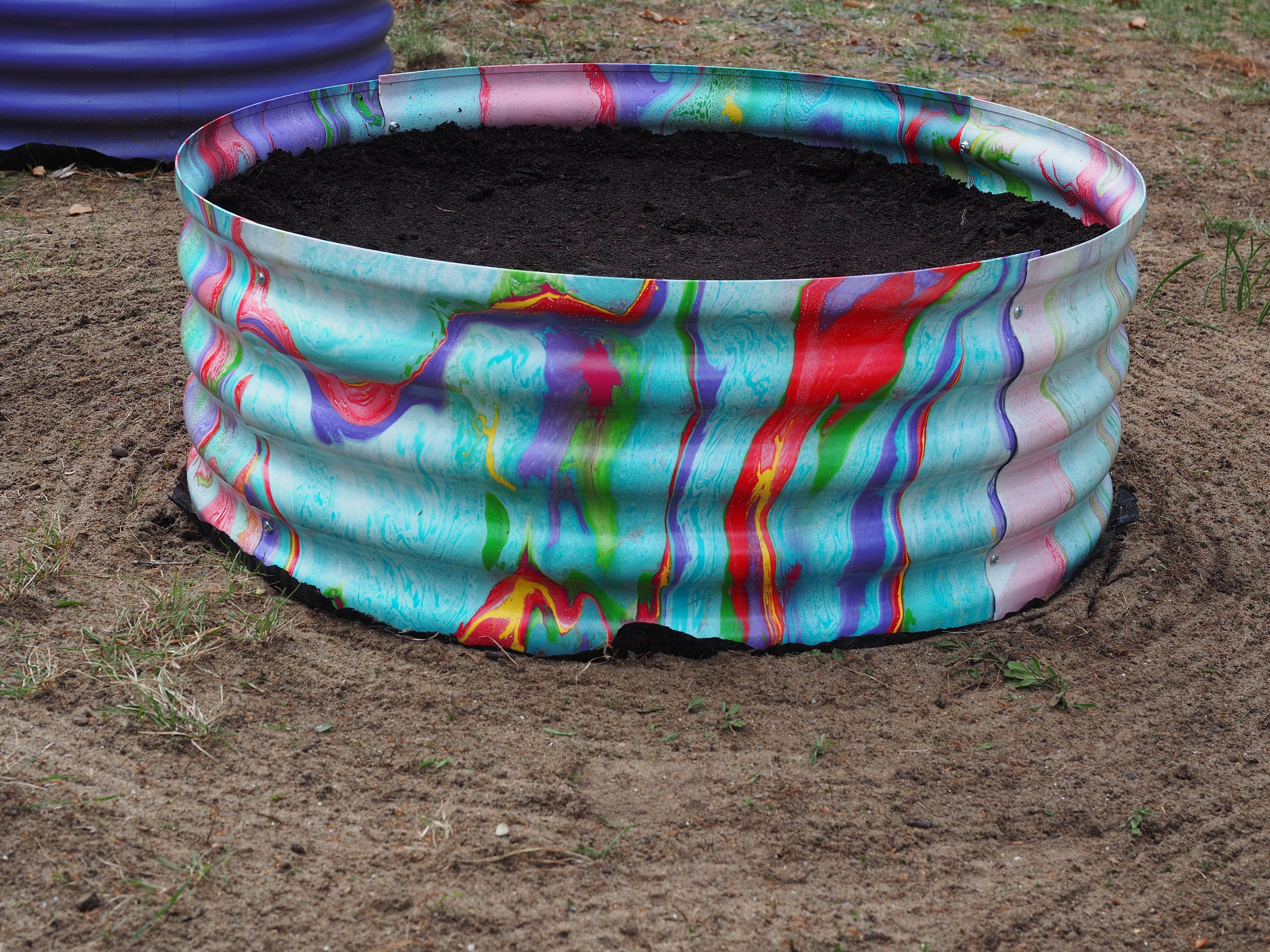 Custom Raised Garden Rings Metal Raised Garden Bed Metal Etsy Canada