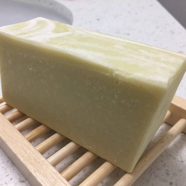 Pure Castile Soap | Handmade Soap, Vegan Friendly Soap, Three Ingredient Soap, Large Bars 4-5.5 ounces