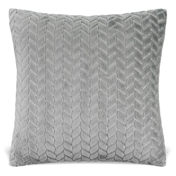 grey chevron pillow