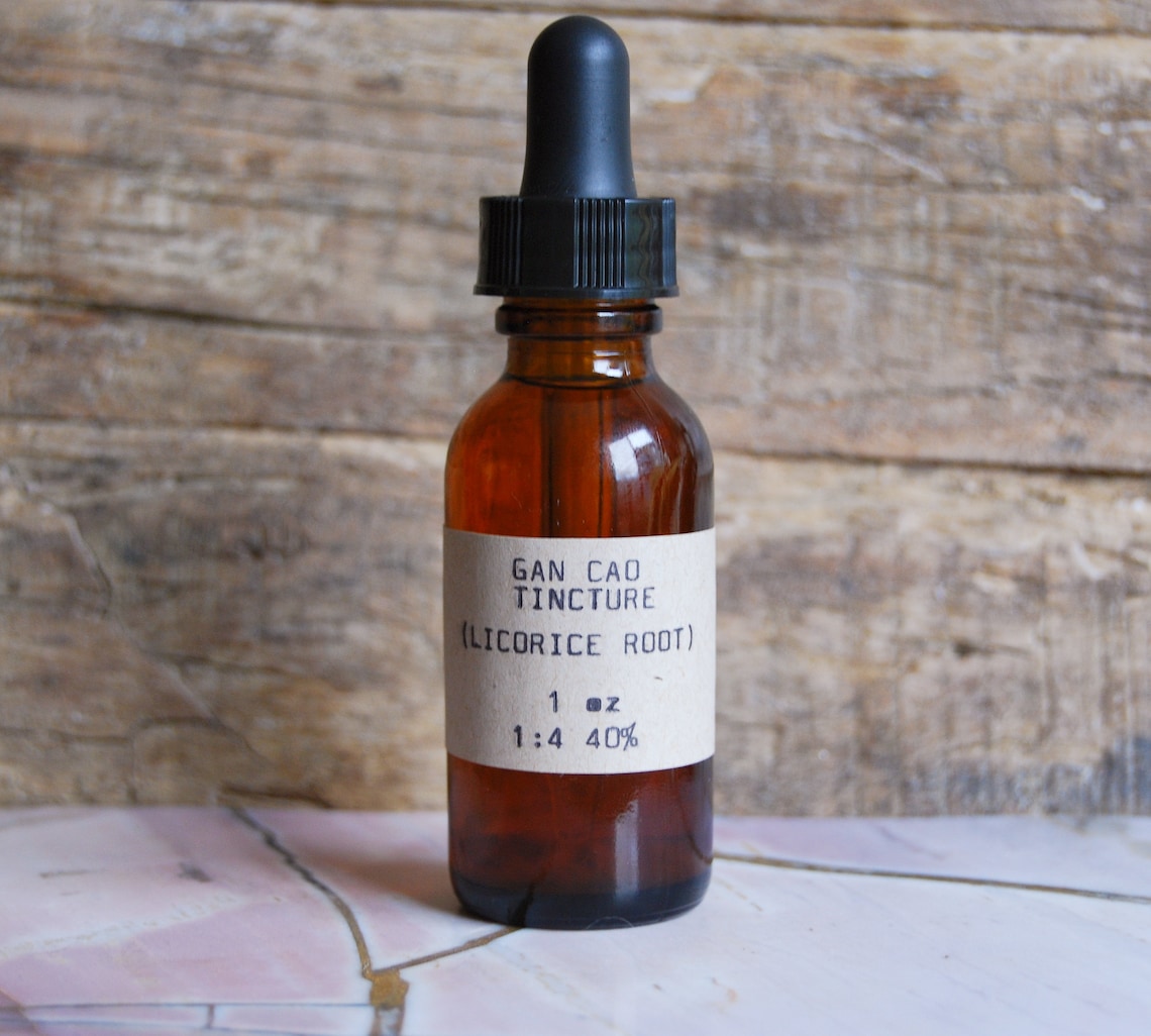 Organic Licorice Root gan Cao Extract Tincture 1oz Etsy