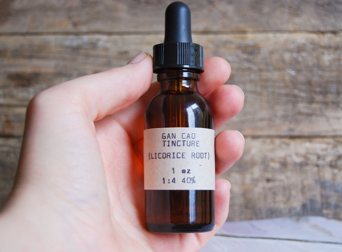 Organic Licorice Root gan Cao Extract Tincture 1oz Etsy