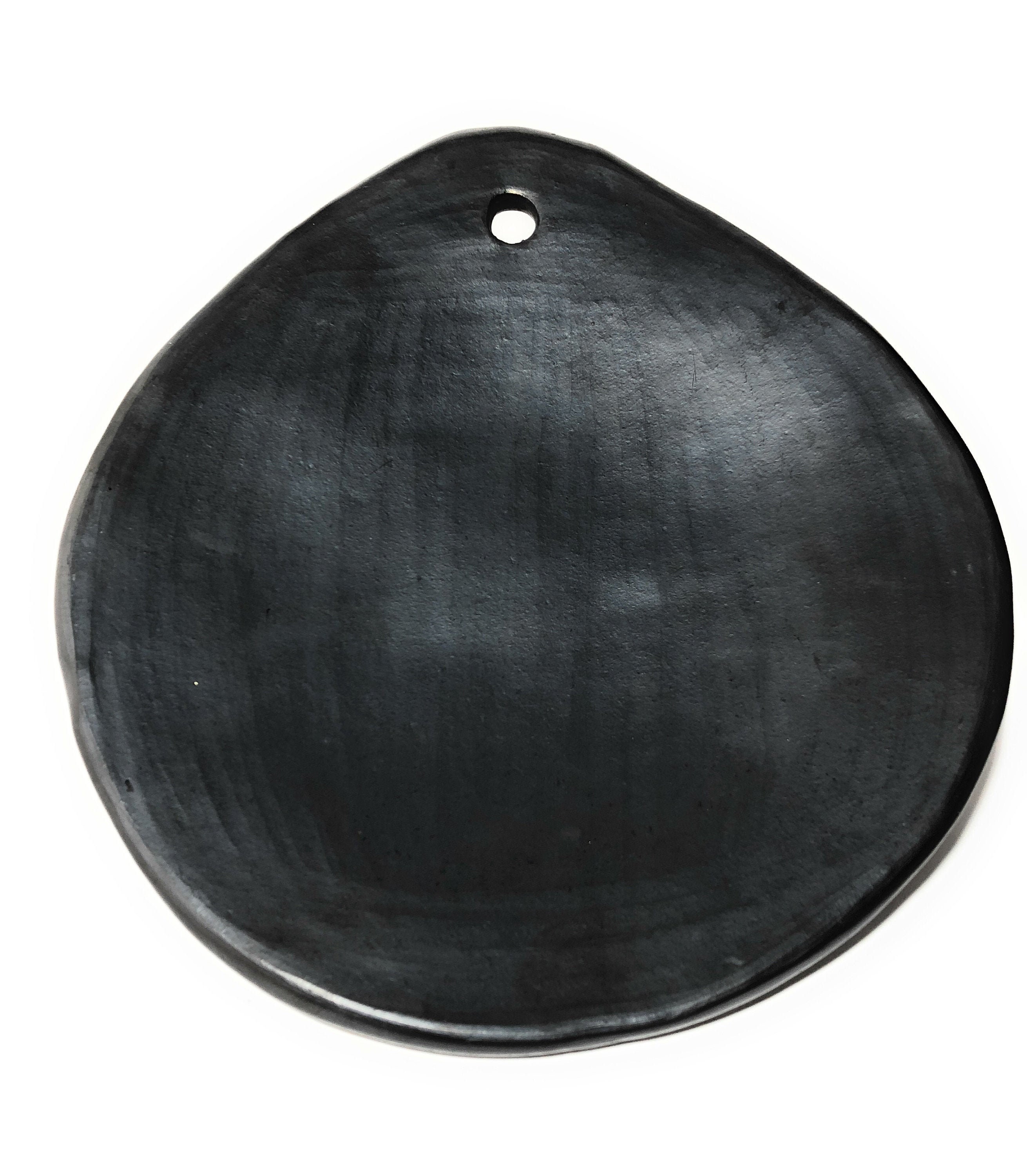 Comal for tortillas 12" Cayana Grill Griddle pan Black Clay, 100…