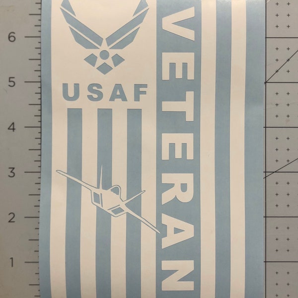 Retired Air Force Msgt Car Decal - Etsy