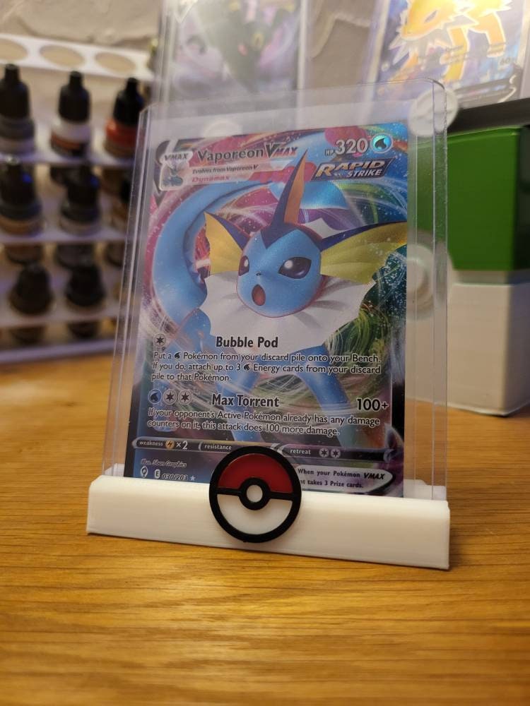 Top Loader Display Stands Card Holders Pokemon TCG 3D Etsy UK