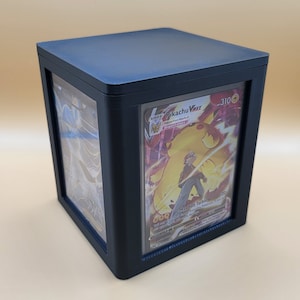 Caixa de exibição de cartas com carregador superior | Porta-cartas | Pokémon Magic Yugioh TCG | Impressão 3D