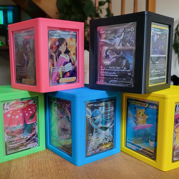 Top Loader Card Display Box | Card Holders | Pokemon Magic Yugioh TCG | 3D Printed