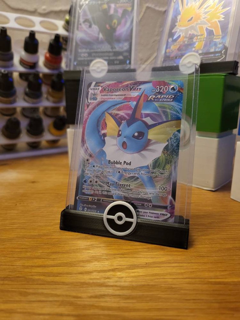 Top Loader Display Stands Card Holders Pokemon TCG 3D Etsy