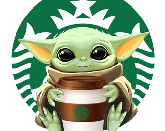 Free Free 263 Baby Yoda Coffee Svg SVG PNG EPS DXF File