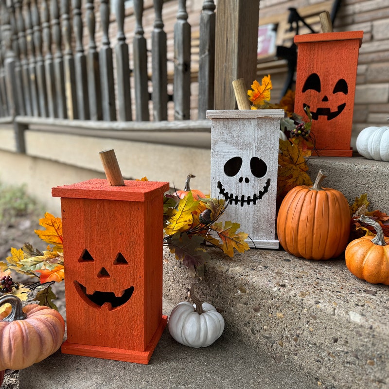 Wooden Jack O Lantern Box - Etsy