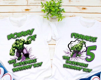 Hulk Birthday Shirt - Etsy