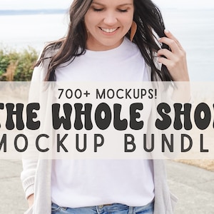Whole Shop Mockup Bundle, Entire Shop Bundle, Glass Can Mockup, Tshirt Bundle, Full Access Pass, Bella Canvas Bundle, Gildan, Comfort Colors