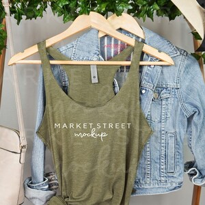 Next Level 6733 Mockup, Spring Mockup, Military Green Mockup, Bachelorette Mockup, Bridesmaid Mockup, Tank Top Mockup, Summer Mockup