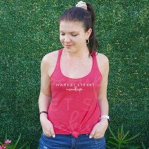 Next Level 6733 Mockup, Vintage Shocking Pink Mockup, Pink Shirt Mockup, Racerback Mockup, Tank Top Mock Up, Summer Mockup, Model Mockup