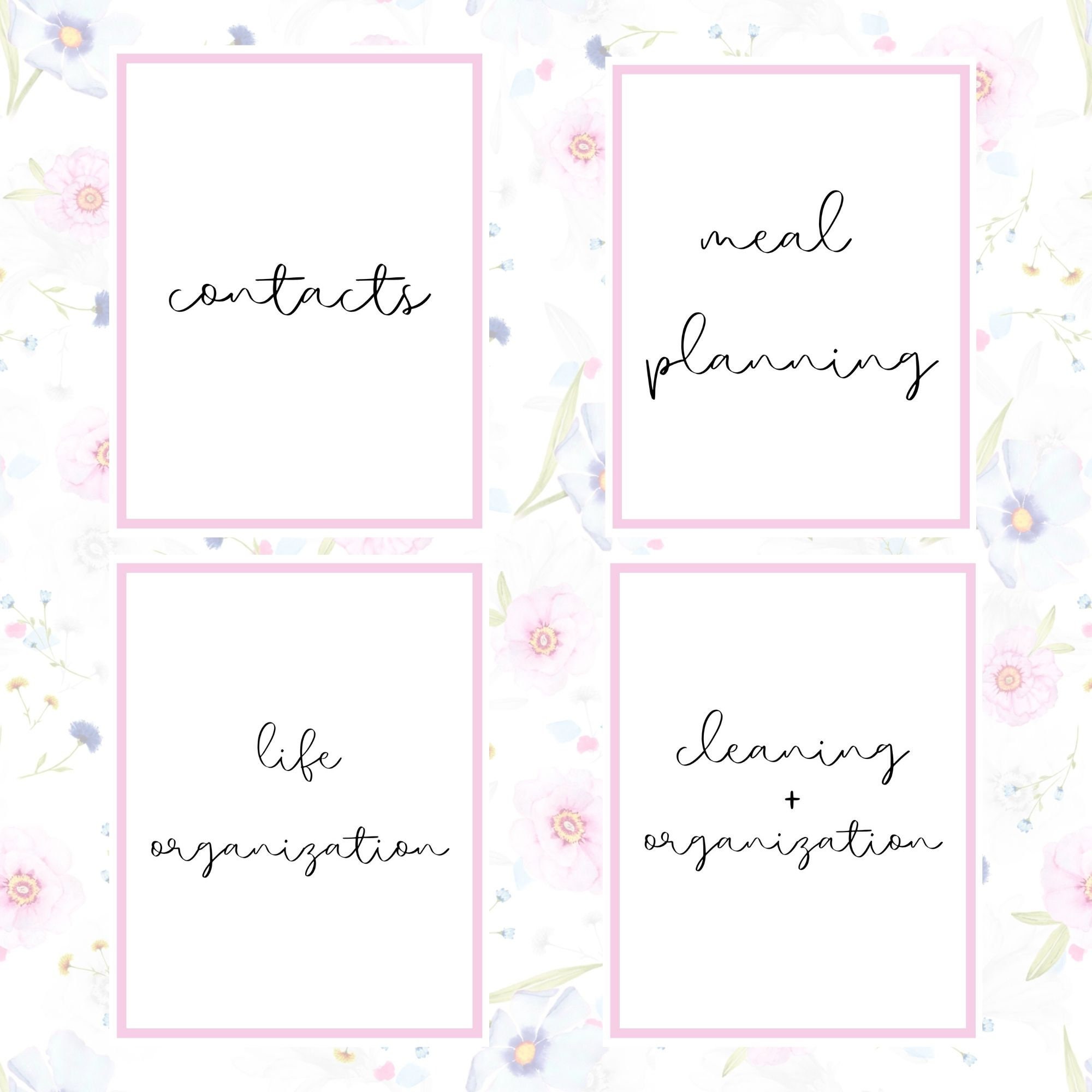 Home Management Binder Printable Home Binder Printable Household