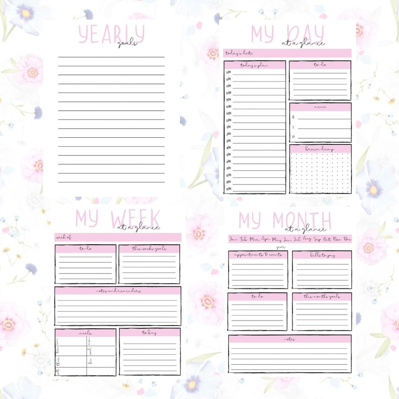 Home Management Binder Printable Home Binder Printable Etsy