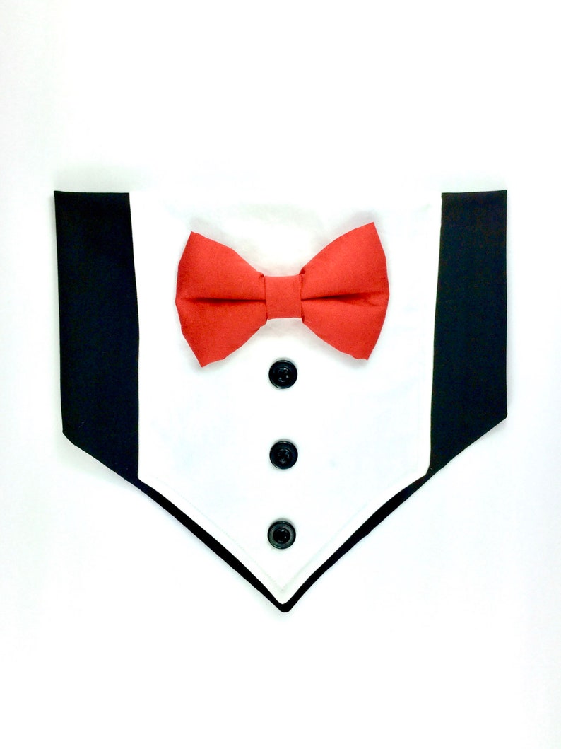 dog tuxedo bandana, Dog bandana