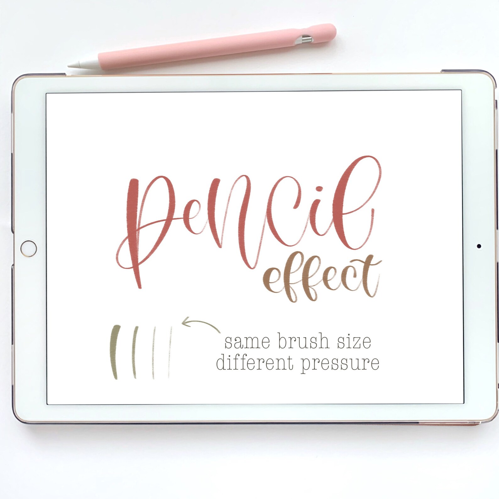 Procreate Lettering Pencil Brush Pen Ipad Etsy Norway