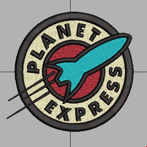 Futurama Planet Express Embroidery File (all popular file types)
