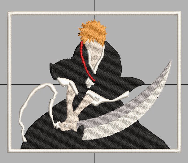 Anime Embroidery File 4x4 and 5x7 Etsy
