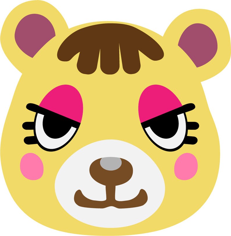 Download Animal Crossing Blue Bear Tammy Maple et Olive SVG Digital ...