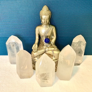 CLEAR QUARTZ GENERATORS, 5 Available. You Pick. Price shown is for one crystal only. All round healer.