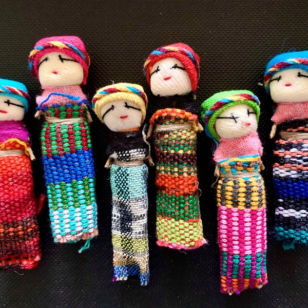 Set of Three (3) Guatemala Worry Dolls