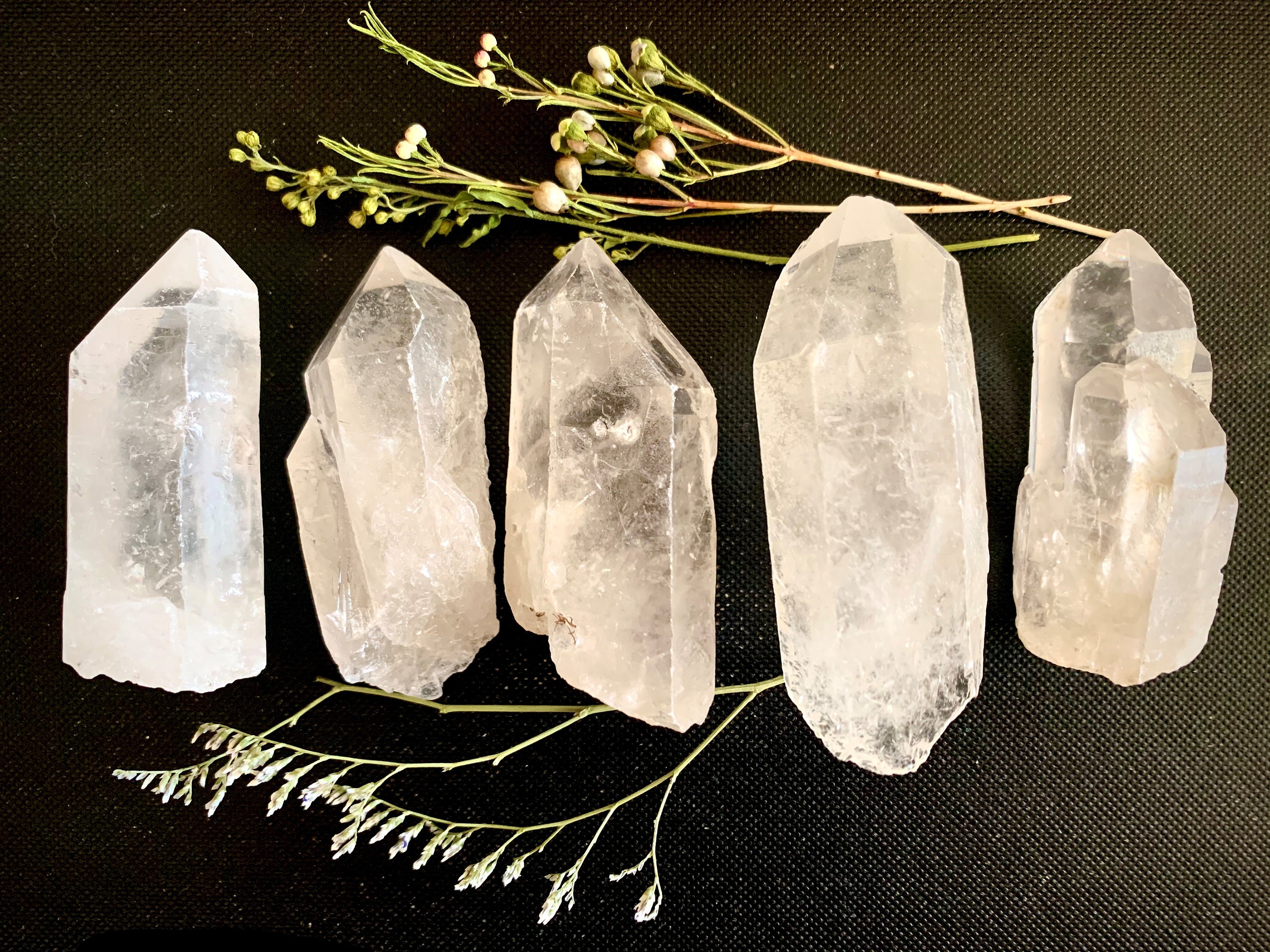Natural Clear Quartz Point Crystal for Clarity & Focus Etsy