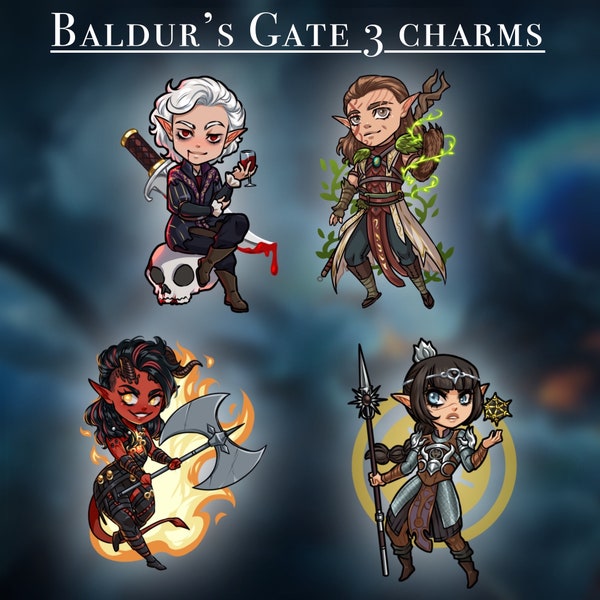 Baldur’s Gate 3 Acrylic keychains/charms