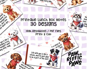 Love Card Printable Lunch Box Notes, Back to School, Funny Love Notes, Affirmation, Self-Image, Diversity, Happy, Thankful Notes, PDF Files