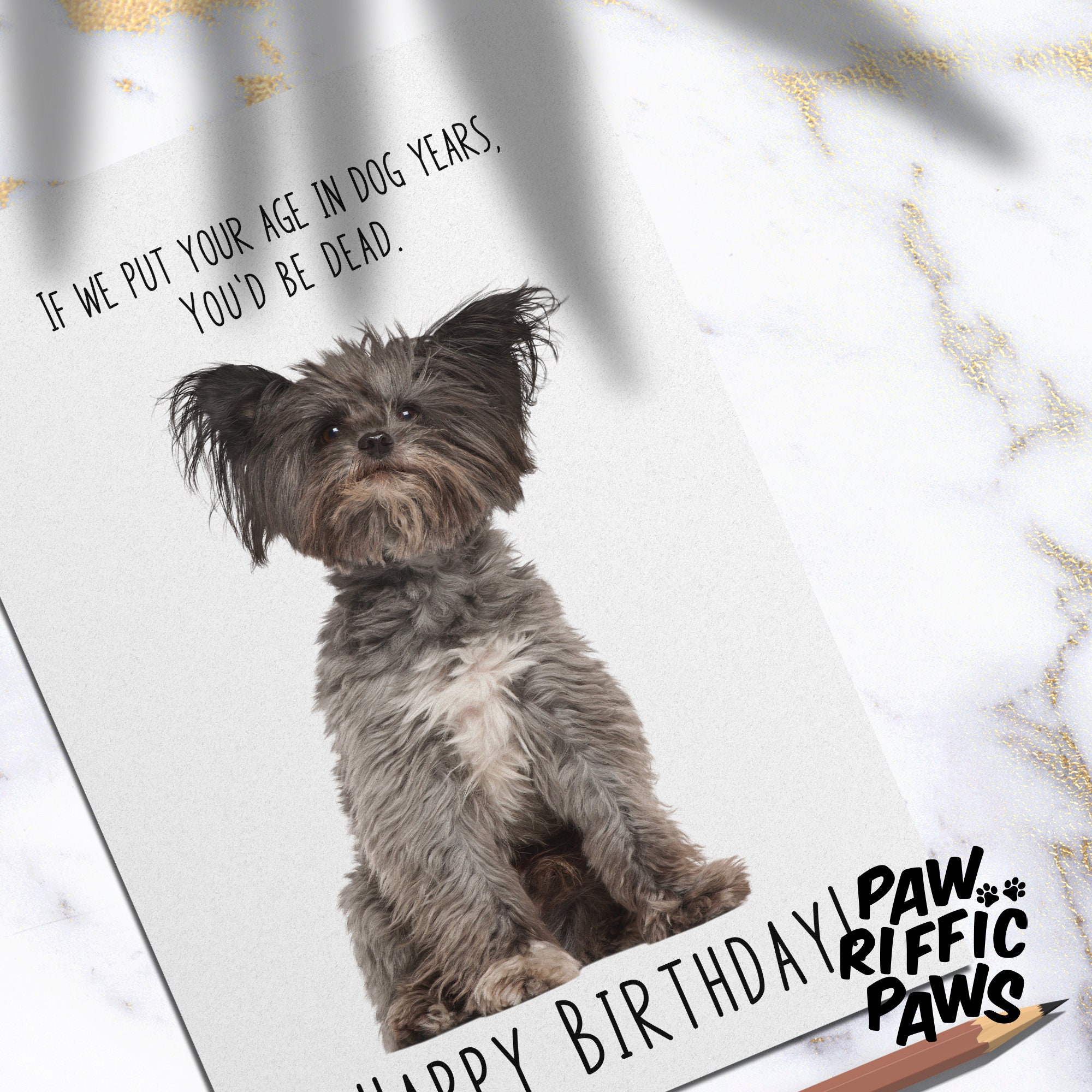Dog lover card dog owner birthday card Cute Dogs Funny Dog Etsy