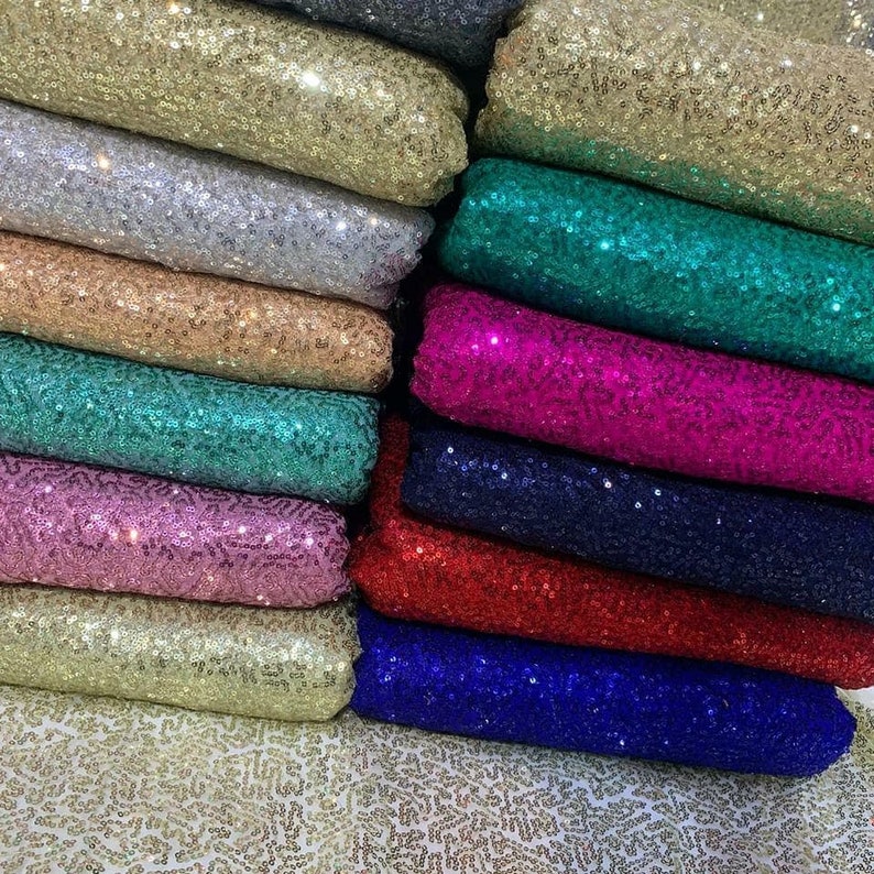 Buy Sequence work Fabric and make your own Designer Dresse and Etsy