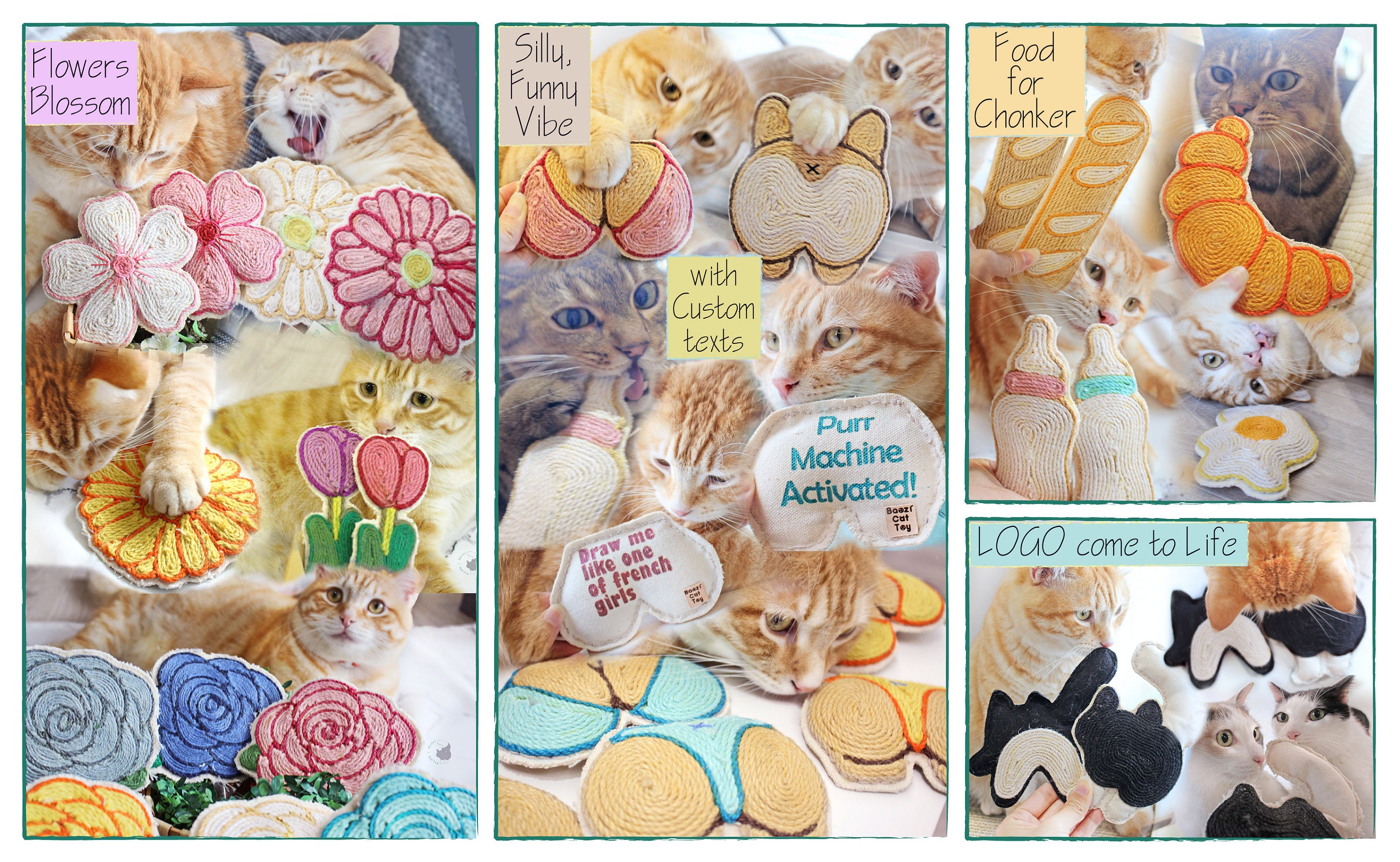 Baguette custom cat toys catnip toys Baguette catnip kicker Etsy