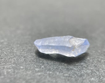 Sapphire crystal 0.66  carat Light blue sapphire corundum from Sri lanka