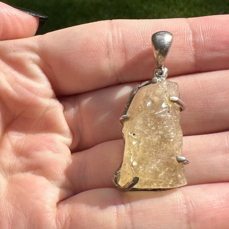 The Destiny Relic – Libyan Desert Glass Pendant
