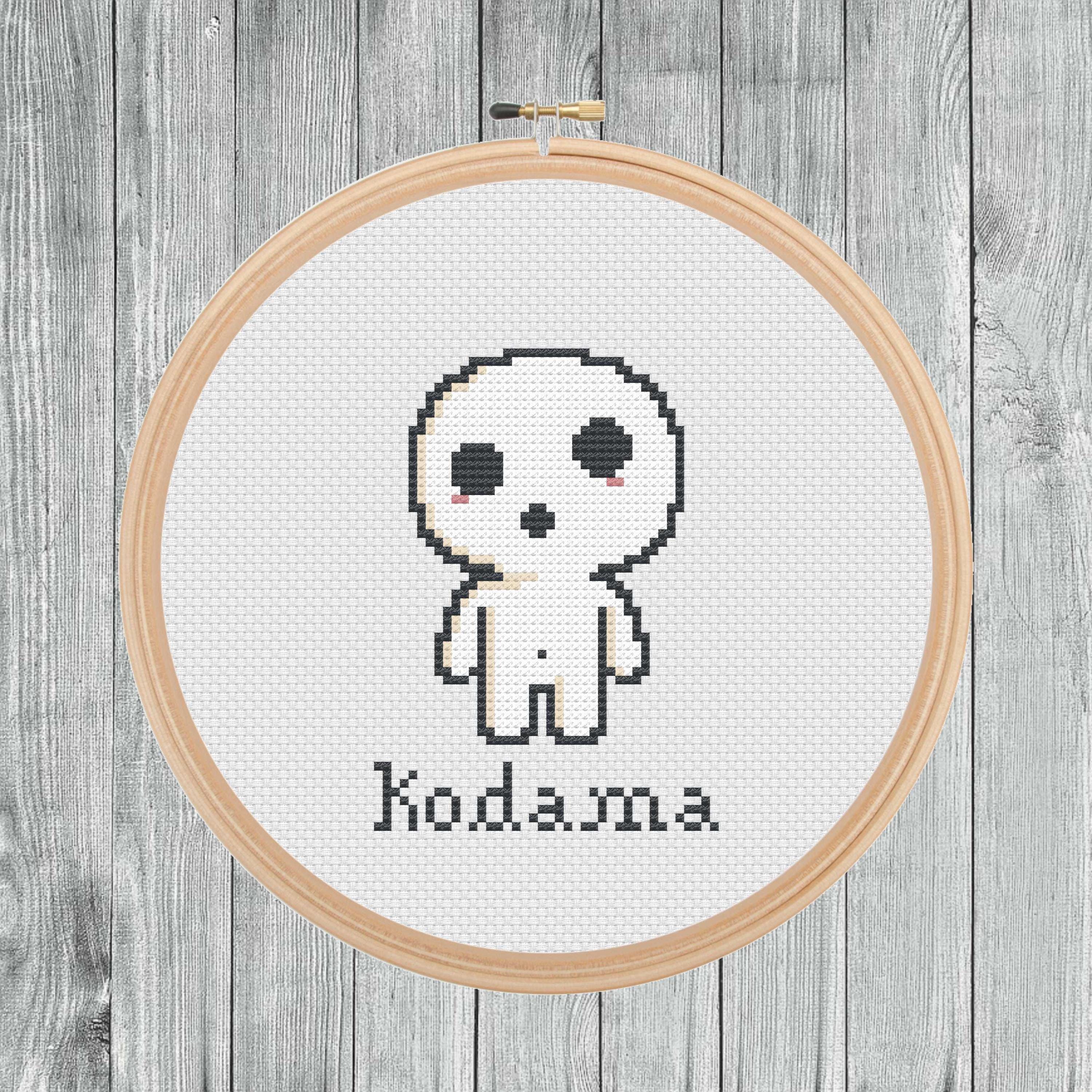Kodama cross stitch - Etsy 日本