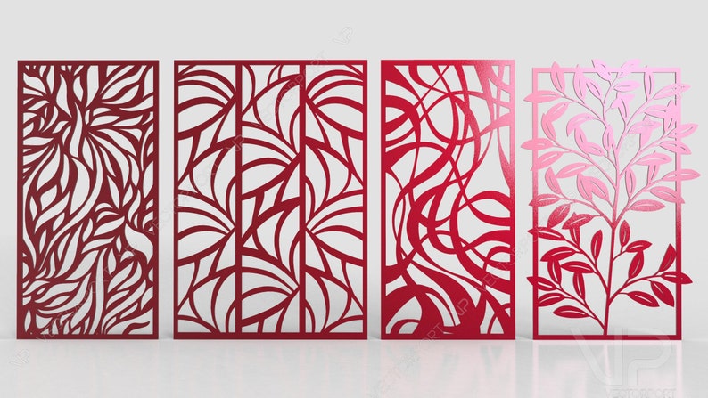 Cdr DWG Set 004 | Eps AI Vector laser cutting file Svg FBX 3DS 25 Pattern 3D models and vector files | cnc file Dxf