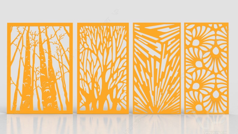 Cdr DWG Set 004 | Eps AI Vector laser cutting file Svg FBX 3DS 25 Pattern 3D models and vector files | cnc file Dxf