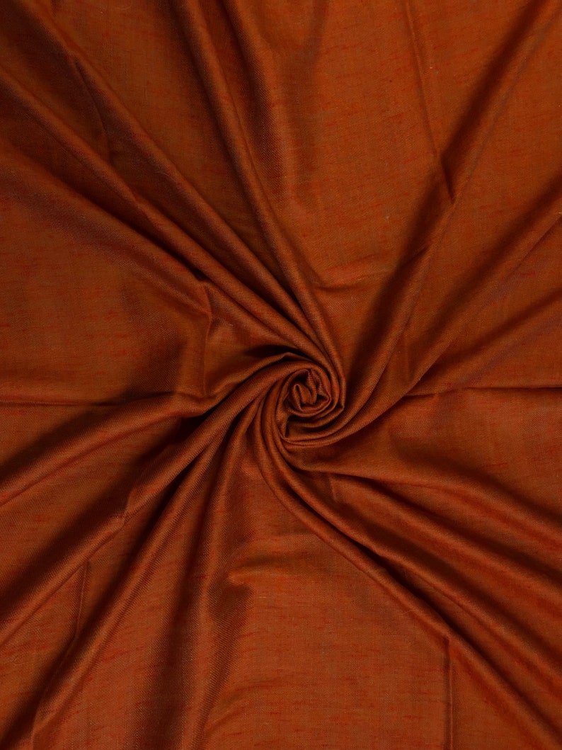 teacher gift Butterscotch and koi handwoven reversible ladakhi real cashmere pashmina shawl/wrap/100X200 cms image 7