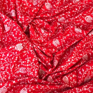 High Risk Red Dense Jaaldar Handmade Real Cashmere Pashmina Embroidered Stole/Scarf/Shawl/70200 cm image 2