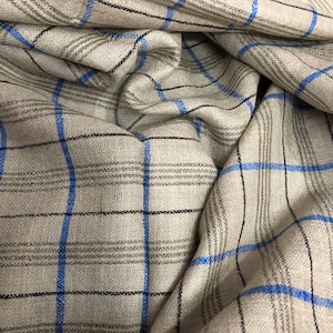 Cashmere Scarf Tattersall Check Handmade Organic Cashmere Pashmina Stole/Scarf/70*200 cm