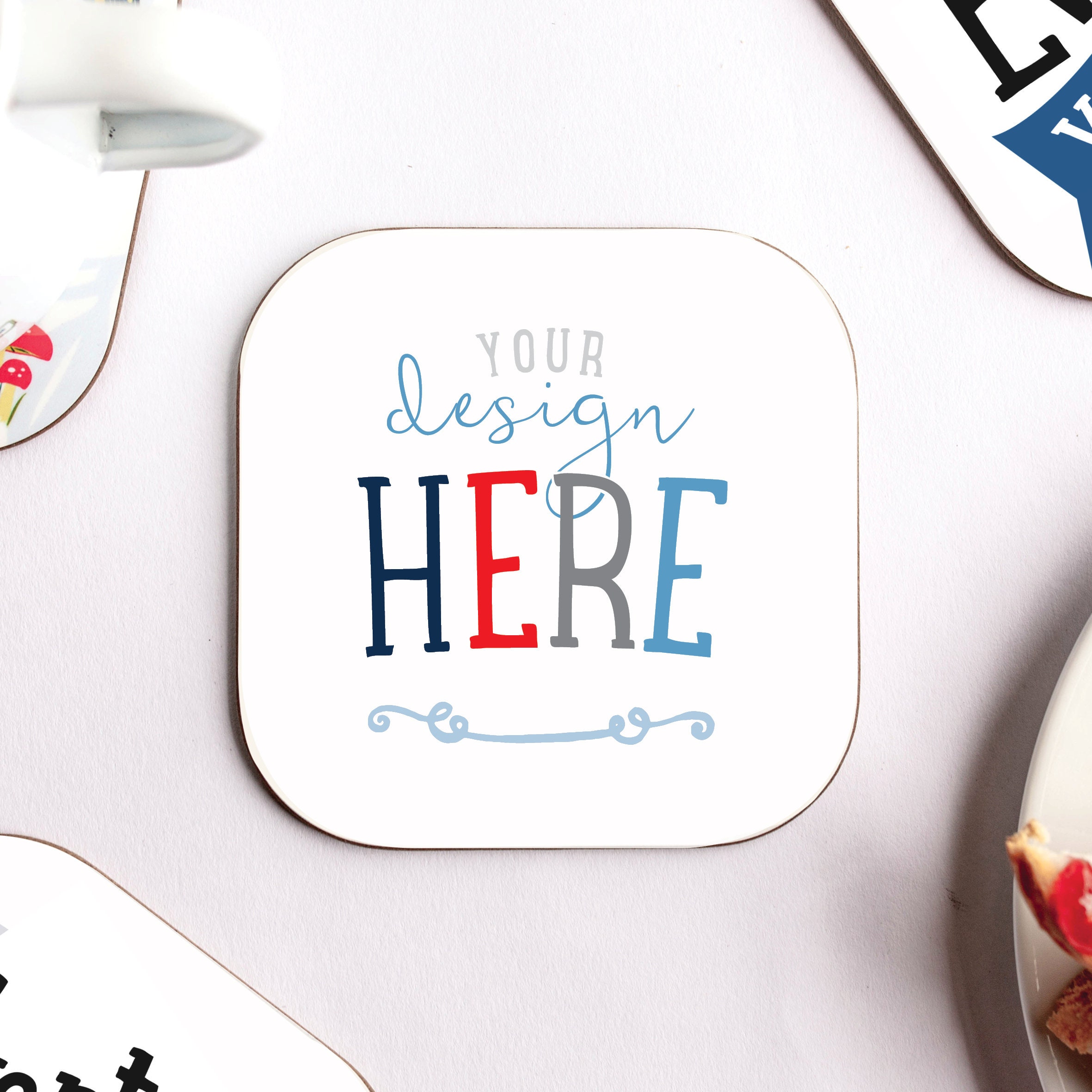 12 x Custom Coasters for Small Business personalised Etsy