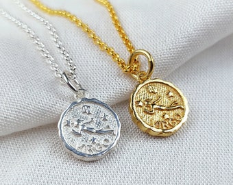 Virgo Necklace, Zodiac Necklace Silver/Gold Plated, Zodiac Jewelry, Personalized Jewelry, Astrology Birthday Gift, Valentine Day Gift