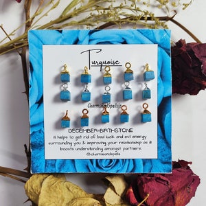 Turquoise Rough Connector Pendant, Electroplated Charms In Gold/Silver Finish, Gemstone Charm, Single Bail, Free Form Pendant, Sold By Piece