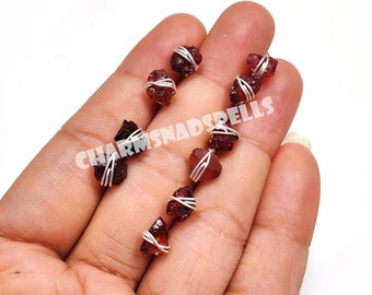 Brincos de Granada Bruta, Prata de Lei 925, Pedra de Nascimento de Janeiro, Joias Minimalistas, Presente para Ela